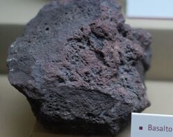 Un échantillon de basalte.