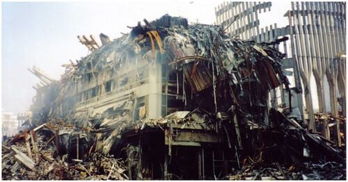 Ce qu'il en est resté après : des ruines...