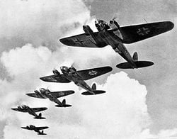 Escadrille allemande durant la bataille d'Angleterre