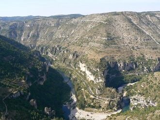 Un méandre encaissé dans les Gorges du Tarn