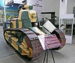 Char Renault FT-17, de 1917, au musée des Blindés de Saumur.