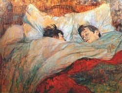 Toulouse-Lautrec, Le Lit (vers 1892)