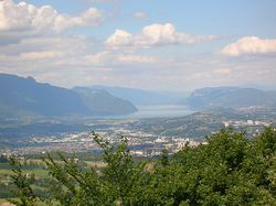 Vue panoramique de Chambéry.