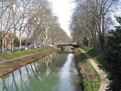 Le canal du Midi, à Toulouse.