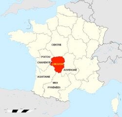 Situation de la région Limousin