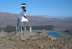 Un signal géodésique en Nouvelle-Zélande