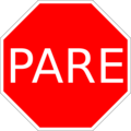 Panneau Pare, en Amérique du Sud