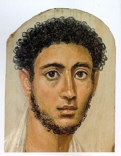 Le collier de barbe d'un jeune Égyptien pendant l'occupation romaine