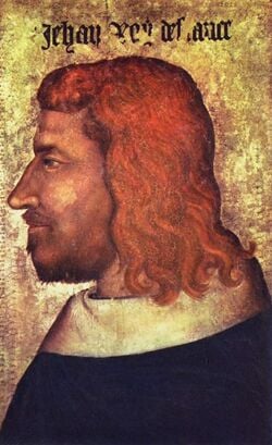 Portrait du roi de France Jean II le Bon, 1349.