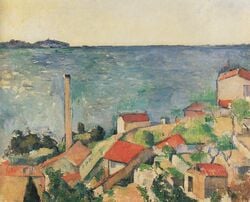 Vue de l'Estaque (un quartier de Marseille), 1883
