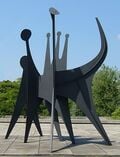 Stabile, Têtes et Queues, 1965, exposé à Berlin