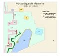 Plan du port grec de Massalia