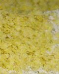 Le germe de blé se trouve sous forme de petites paillettes. Il contient beaucoup de vitamines B1 et B5