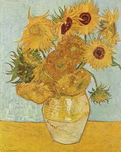 Les Tournesols, 1888. Neue Pinakothek, Munich.