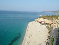 Une des magnifiques plages de la Calabre