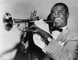 Louis Armstrong, en 1953.