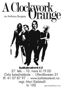 L'affiche d'un spectacle norvégien, postérieur au film.