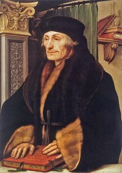 Portrait d'Érasme par Hans Holbein, 1523