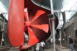 Safran  et hélice du Great Britain