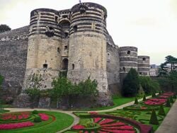 Courtine du château d'Angers