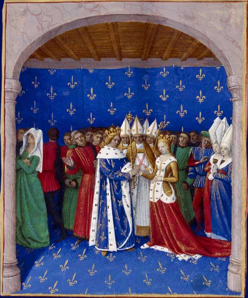 Fichier:Mariage de Charles IV le Bel et de Marie de Luxembourg.jpg