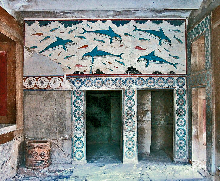 Fichier:Dolphin Mural Knossos.jpg