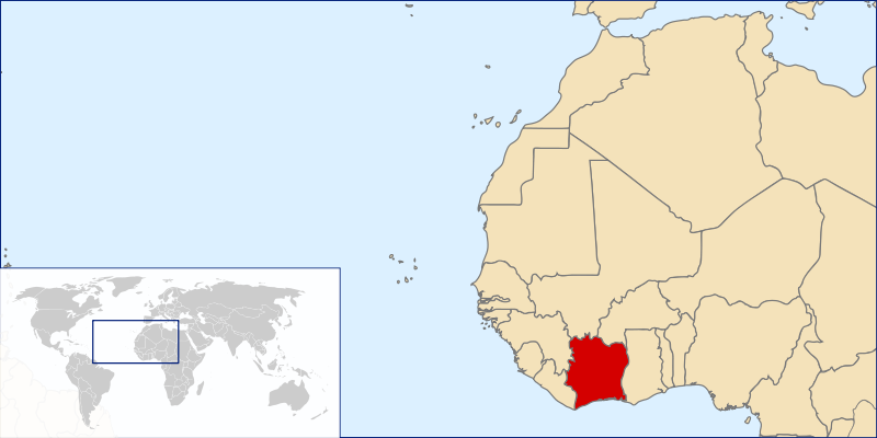 Fichier:Localisation Cote d'Ivoire.png