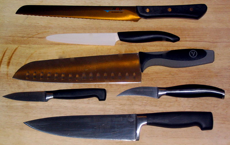 Fichier:Couteaux de cuisine - Kyocera, Henckels, Mac, Wiltshire.JPG