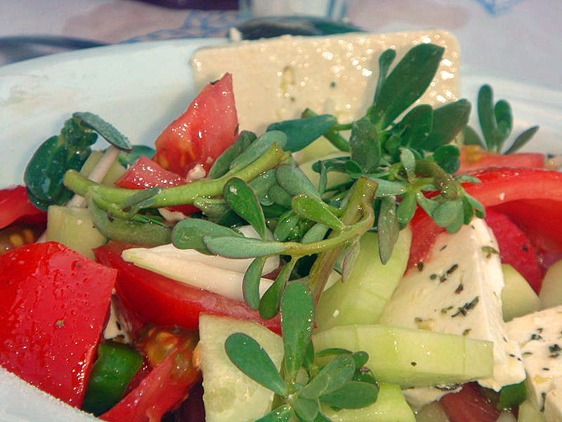 Fichier:Salade grecque au pourpier.jpg