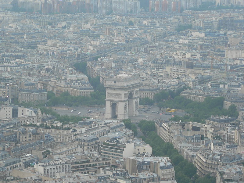 Fichier:Paris-Place de l'Étoile-Arc de triomphe.JPG