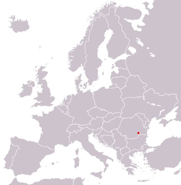 Fichier:Bucarest - position en Europe.png