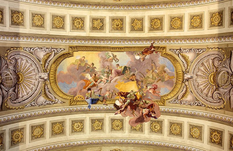 Fichier:Allegory of war and Law - Prunksaal - Austrian National Library.jpg