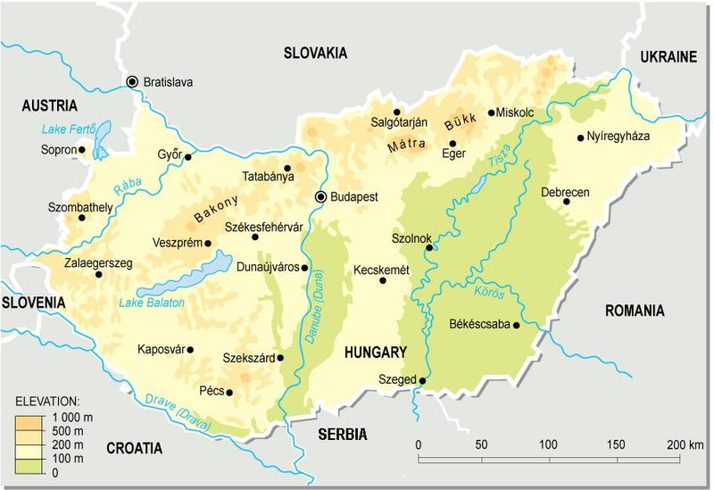 Fichier:Hongrie - carte topographique.jpg
