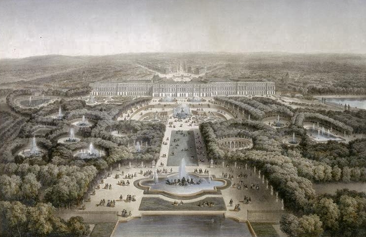 Fichier:Vue vol doiseau des jardins de Versailles.jpg
