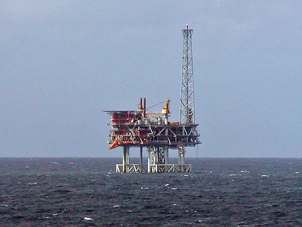 Mer du Nord North_Sea_oil_platform