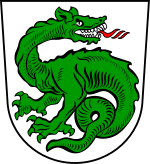 Fichier:Lindorm (dragon bipède dénué d’ailes), anciennes armoiries bavaroises.png