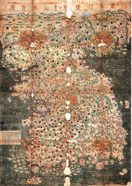 Fichier:Carte de Corée - fin XVIIe siècle.jpg