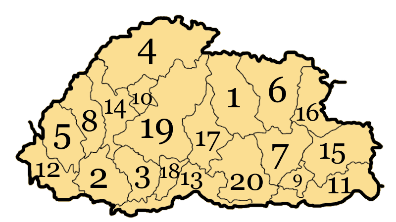 Fichier:Bhutan-divisions-numbered.png