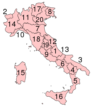 Fichier:Régions de l'Italie.png