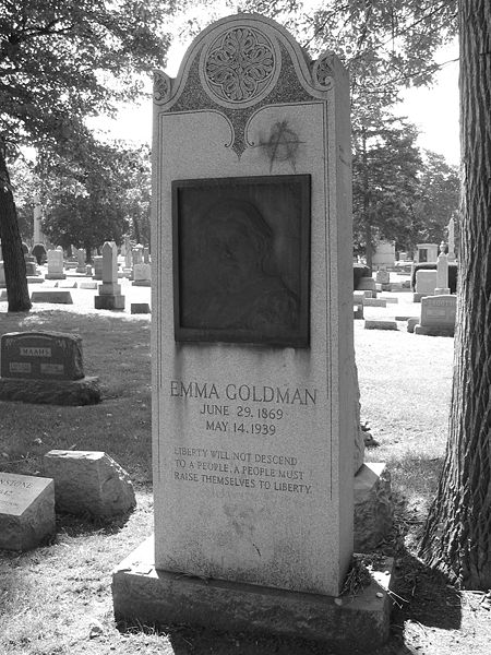 Fichier:Tombe d'Emma Goldman.jpg