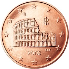 Fichier:5 centimes d'euro de l'Italie.jpg