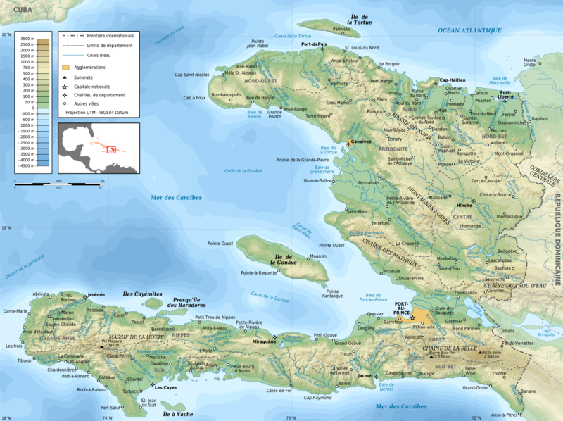 Fichier:Haiti topographic map-fr.png