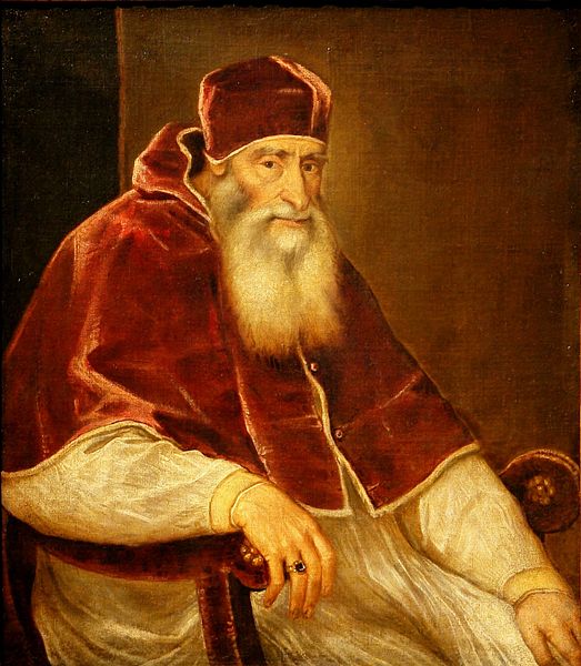 Fichier:Portrait Pope Paul III Farnese - Titian - KHM Vienna.jpg