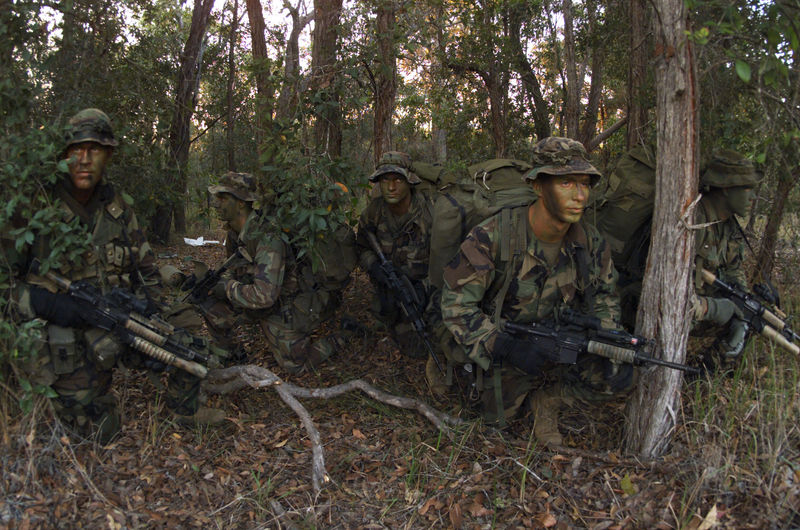 Fichier:US Marines on reconnaissance exercise 2003.jpg