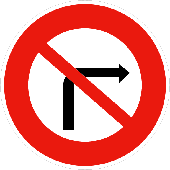 Fichier:Interdiction de tourner à droite.png