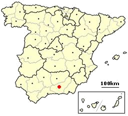 Fichier:Localisation de Grenade en Espagne.png