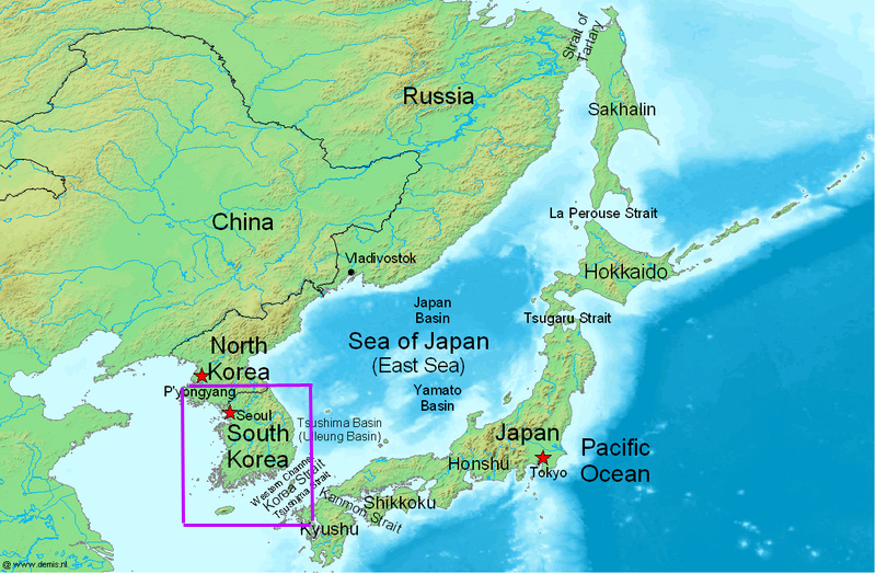 Fichier:Localisation Corée du Sud.jpg