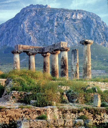 Fichier:Temple of Apollo Ancient Corinth.jpg