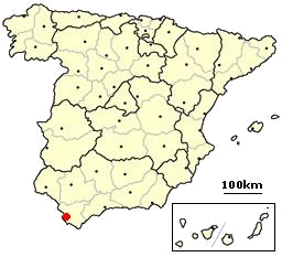 Fichier:Localisation de Cadix en Espagne.png