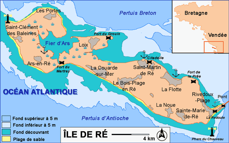 Fichier:Île de Ré - Carte.png